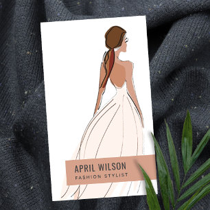 WURDE WUNDERSCHÖNE, WEISSSE WUNDERSCHÖNE BRIDALD VISITENKARTE