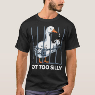 Wurde zu albernem Humor-Wortwitz Lustige Gans T-Shirt