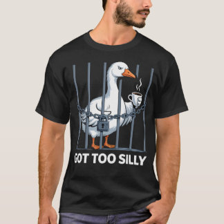 Wurde zu albernem Humor-Wortwitz Lustige Gans T-Shirt