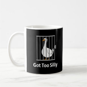 Wurde zu albernem lustigen Gans-Wortspiel-Humor fü Kaffeetasse
