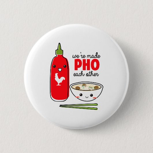 Wurden Pho füreinander gemacht Button (Vorderseite)