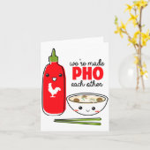Wurden Pho füreinander gemacht Karte (Gelbe Blume)