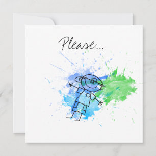 Würden Sie bitte meine Eltern sein? Vorschlag Card Karte