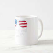 Würden Sie die menschliche Stimme Biden gegen Trum Kaffeetasse (VorderseiteRechts)