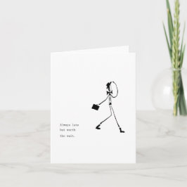 Würden Sie die Wartekarte verwenden Karte