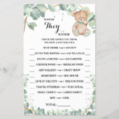 Würden sie eher eine Green-Energy-Dusche-Spielkart Flyer (Vorne)