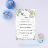 Würden sie eher eine Green-Energy-Dusche-Spielkart Flyer (Einzeln)