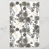 Würden sie eher schwarze Rose Duschspielkarte Flyer (Hinten)