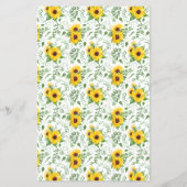 Würden sie eher Sonnenblumendusche Spielkarte mach Flyer (Hinten)