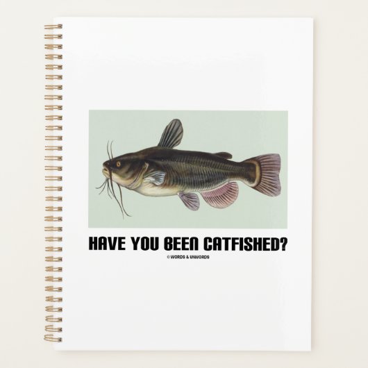 Wurden Sie gefangen? Catfish Query Spaß Planer (Vorderseite)