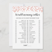 Würden Sie lieber eine Babyduschkarte bestellen? Einladung (Vorderseite)