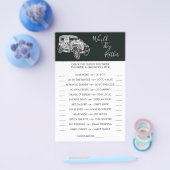 Würden sie lieber eine Duschkarte für das Hochzeit Flyer (Einzeln)