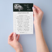 Würden sie lieber eine Duschkarte für das Hochzeit Flyer (Handgriff)