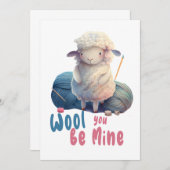 WÜRDEN Sie meine, niedlich und lustig sein Einladung (Vorne/Hinten)