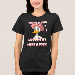 WÜRDEN SIE MIR LIEBE GEBEN, WENN ICH EIN KLEIN WÄR Tri-Blend SHIRT