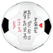 Würden Sie mit mir eine personalisierte Anfrage st Fußball (Gedreht)