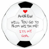 Würden Sie mit mir eine personalisierte Anfrage st Fußball (Vorderseite)