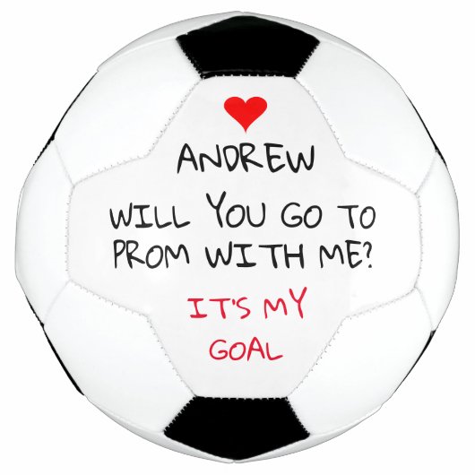 Würden Sie mit mir eine personalisierte Anfrage st Fußball (Vorderseite)