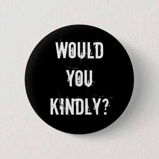 Wurden Sie nett? Button (Vorderseite)