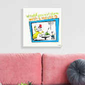 Würdest du sie mit einer Maus essen? Leinwanddruck (Insitu (Wohnzimmer))