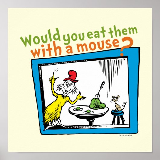 Würdest du sie mit einer Maus essen? Poster (Vorne)
