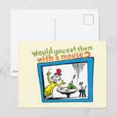 Würdest du sie mit einer Maus essen? Postkarte (Vorne/Hinten)