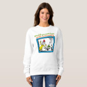 Würdest du sie mit einer Maus essen? Sweatshirt (Vorne ganz)