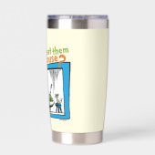 Würdest du sie mit einer Maus essen? Thermobecher (Rückseite)