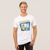 Würdest du sie mit einer Maus essen? Tri-Blend Shirt (Vorderseite voll)