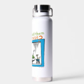 Würdest du sie mit einer Maus essen? Trinkflasche (Rückseite)