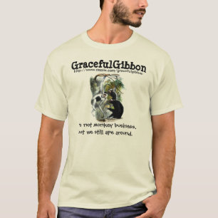 Würdevolle Gibbon-Illustration T-Shirt