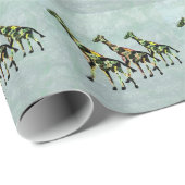 Würdevolle Giraffen Geschenkpapier (Rolleneckpunkt)