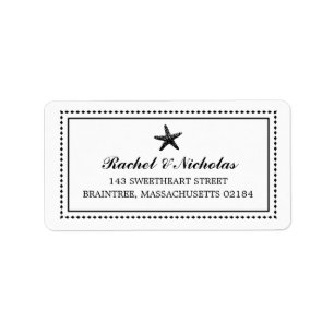 Würdevolle verschickende Adresse des Adressaufkleber