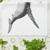 WÜRDEVOLLER BUCKEL-WAL KÜCHENTUCH (Gefaltet)