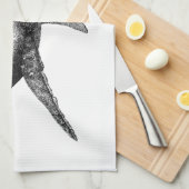 WÜRDEVOLLER BUCKEL-WAL KÜCHENTUCH (Viertel Falte)