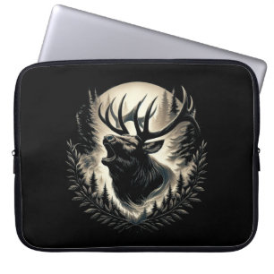 Würdevoller Elch - Majestätischer Wildtierbeschütz Laptopschutzhülle