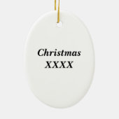 Würdevoller Engel Keramik Ornament (Hinten)