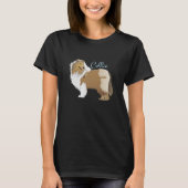 Würdevoller rauer Collie T-Shirt (Vorderseite)