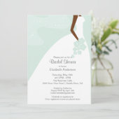 Würdevolles afrikanisches amerikanisches einladung (Stehend Vorderseite)