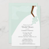 Würdevolles afrikanisches amerikanisches einladung (Vorne/Hinten)