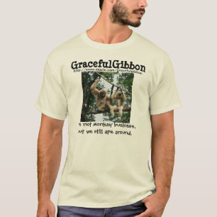 Würdevolles Gibbon-Foto T-Shirt