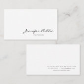 Würdevolles Minimalistisches modernes berufliches Visitenkarte (Vorne/Hinten)