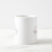 Würdige Boho-Kalligrafie Kaffeetasse (Mittel)