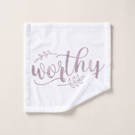 Würdige Boho-Kalligrafie Waschlappen