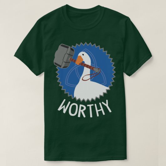 Würdige Gans T-Shirt (Design vorne)
