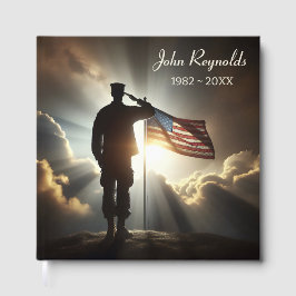 Würdigung amerikanischer Soldaten für den Gedenkdi Gästebuch