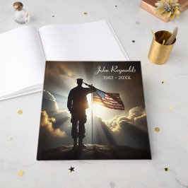 Würdigung amerikanischer Soldaten für den Gedenkdi Gästebuch