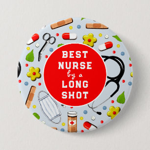 Würdigung der Krankenschwester Button
