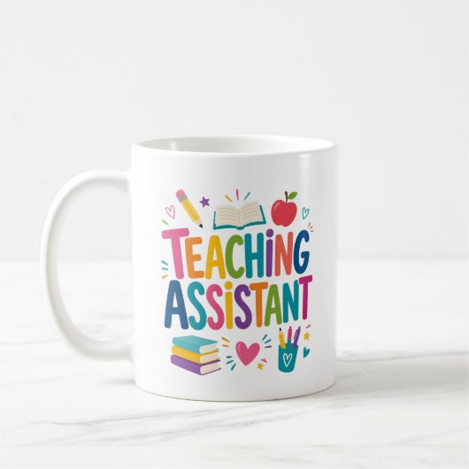 Würdigung der Lehrassistenten Kaffeetasse (Links)