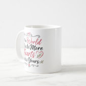 Würdigung der Pflegekraft – Danke Kaffeetasse (Vorderseite Links)